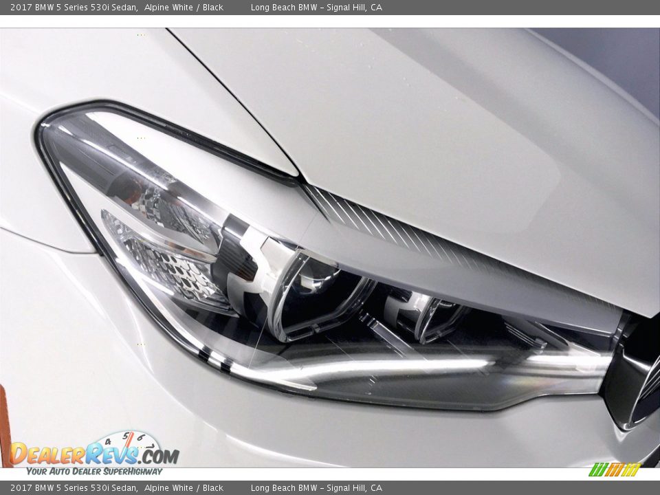 2017 BMW 5 Series 530i Sedan Alpine White / Black Photo #26
