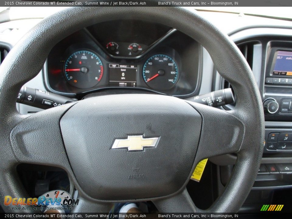 2015 Chevrolet Colorado WT Extended Cab Summit White / Jet Black/Dark Ash Photo #13