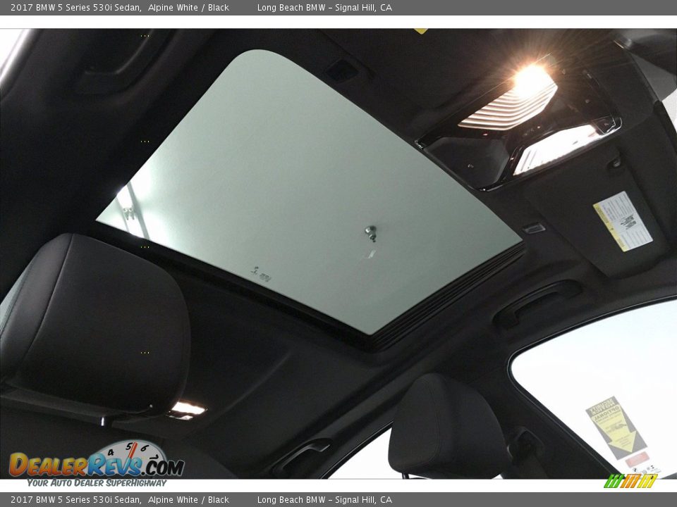 2017 BMW 5 Series 530i Sedan Alpine White / Black Photo #31