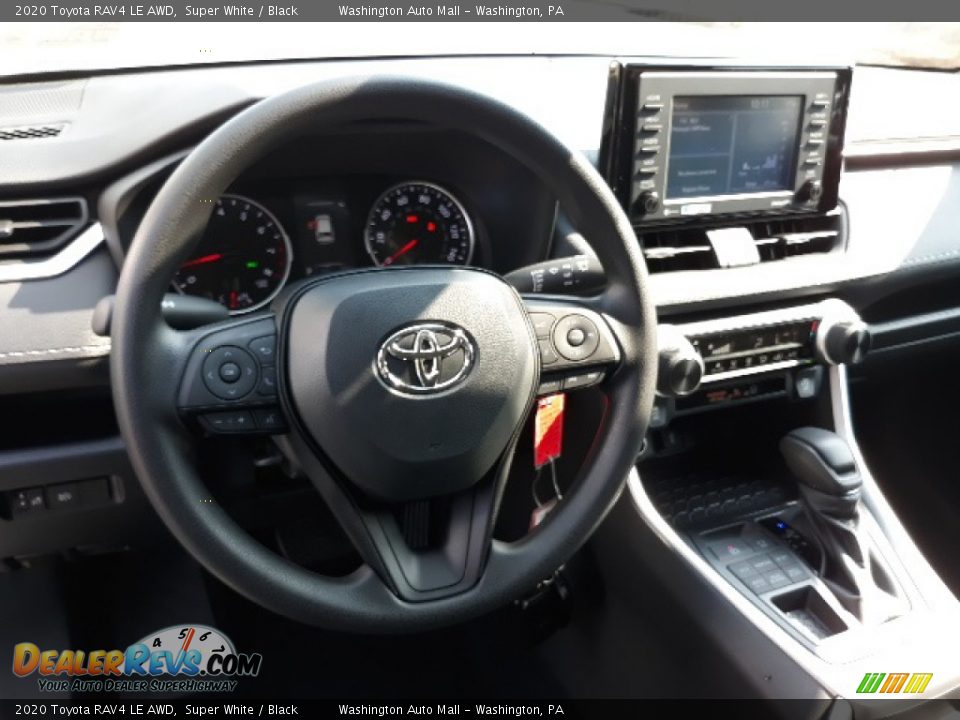 2020 Toyota RAV4 LE AWD Super White / Black Photo #3