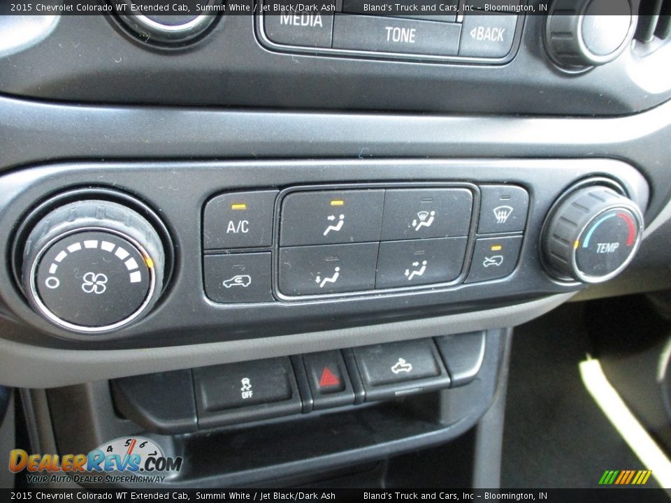 2015 Chevrolet Colorado WT Extended Cab Summit White / Jet Black/Dark Ash Photo #18