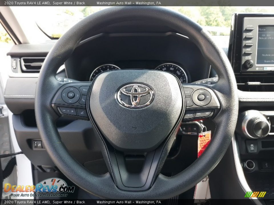 2020 Toyota RAV4 LE AWD Super White / Black Photo #4