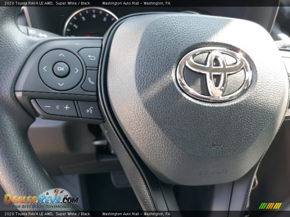 2020 Toyota RAV4 LE AWD Super White / Black Photo #5
