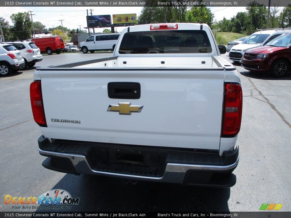 2015 Chevrolet Colorado WT Extended Cab Summit White / Jet Black/Dark Ash Photo #22