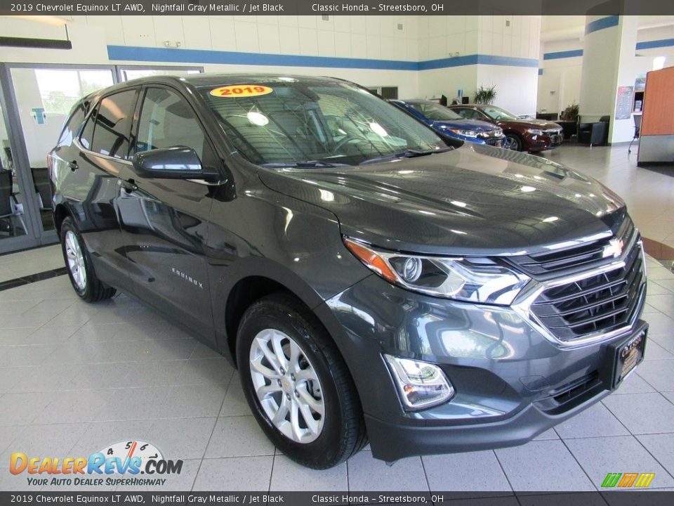 2019 Chevrolet Equinox LT AWD Nightfall Gray Metallic / Jet Black Photo #3