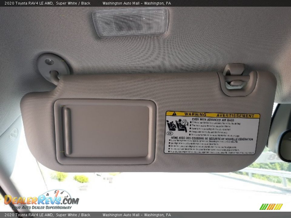 2020 Toyota RAV4 LE AWD Super White / Black Photo #18