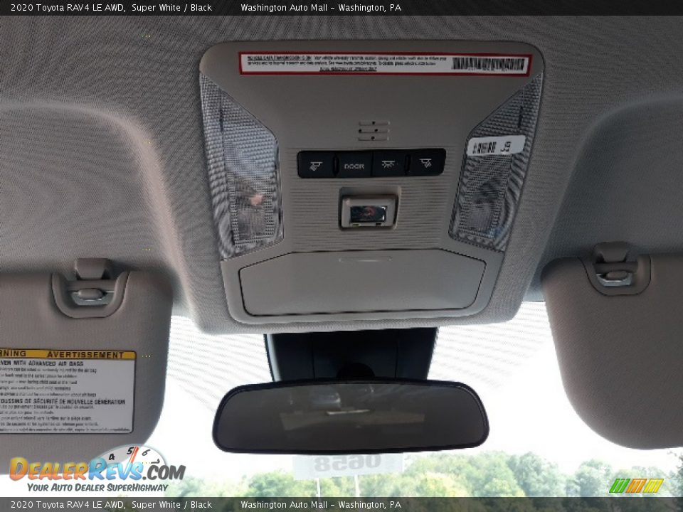 2020 Toyota RAV4 LE AWD Super White / Black Photo #19