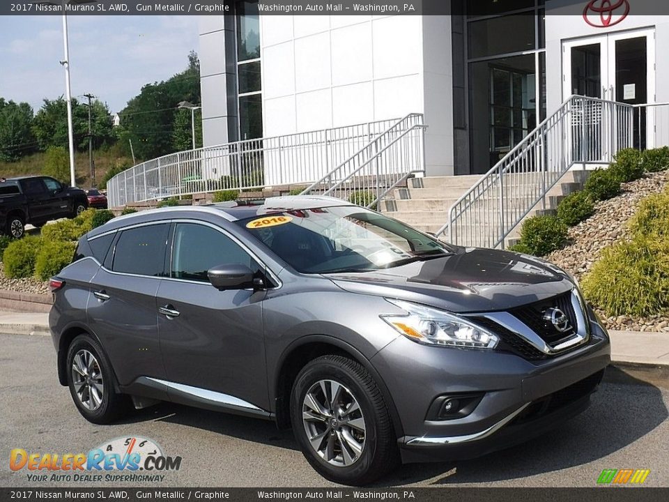 2017 Nissan Murano SL AWD Gun Metallic / Graphite Photo #1