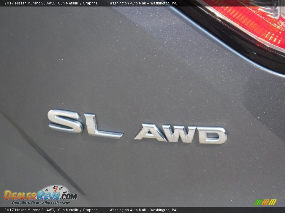 2017 Nissan Murano SL AWD Gun Metallic / Graphite Photo #17