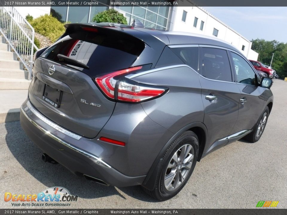 2017 Nissan Murano SL AWD Gun Metallic / Graphite Photo #18