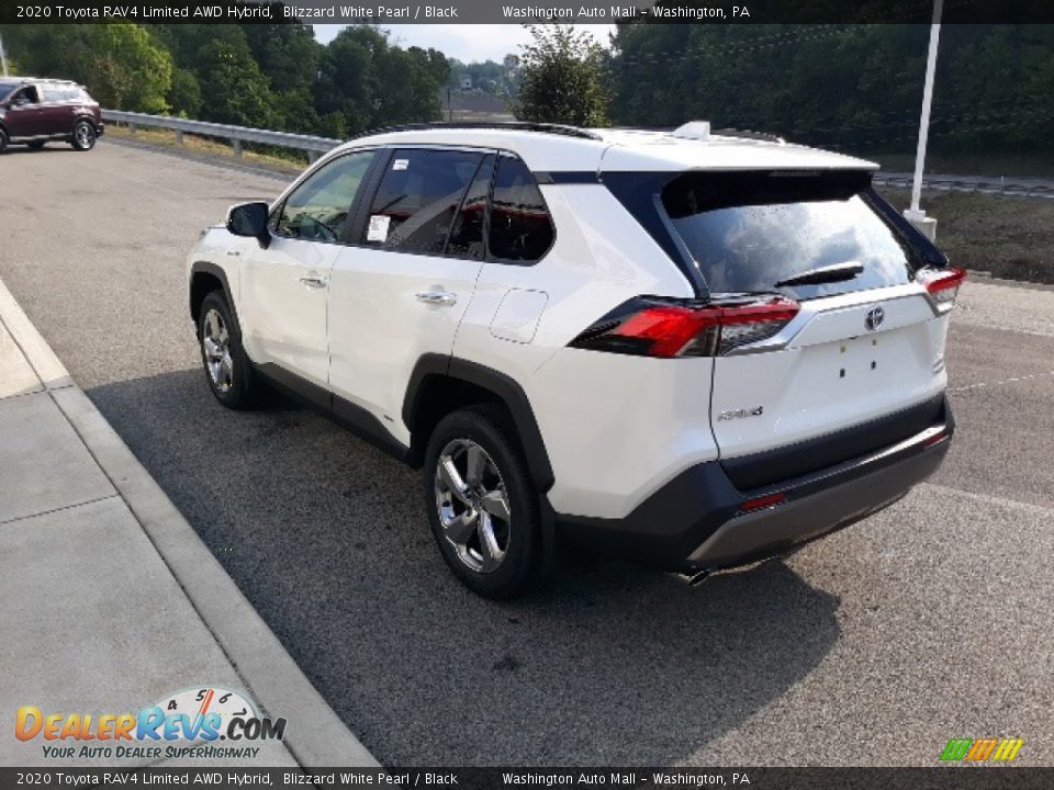 2020 Toyota RAV4 Limited AWD Hybrid Blizzard White Pearl / Black Photo #2