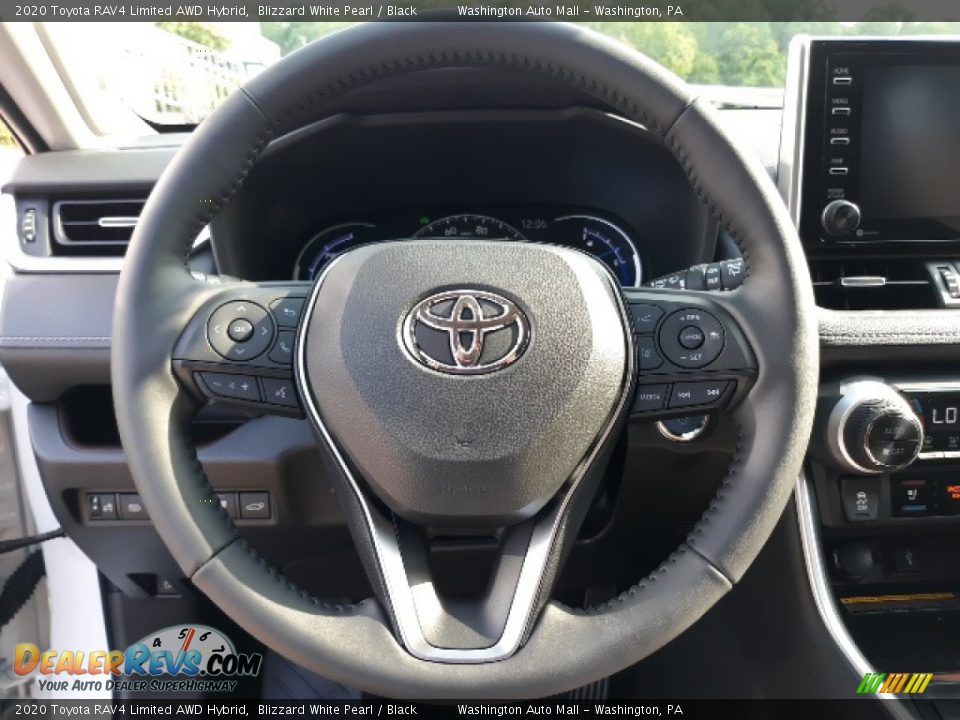 2020 Toyota RAV4 Limited AWD Hybrid Blizzard White Pearl / Black Photo #4