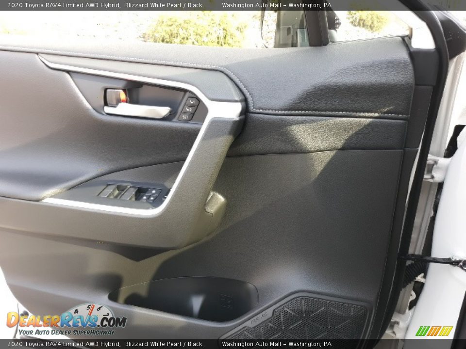 2020 Toyota RAV4 Limited AWD Hybrid Blizzard White Pearl / Black Photo #8
