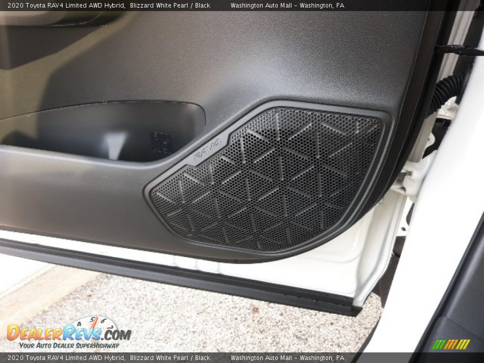 2020 Toyota RAV4 Limited AWD Hybrid Blizzard White Pearl / Black Photo #9
