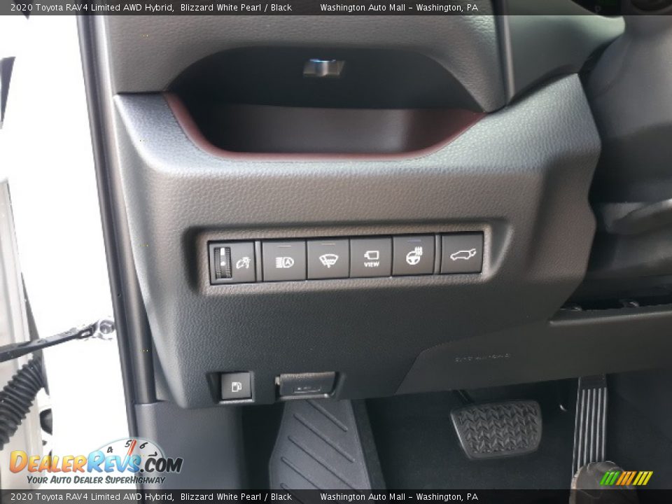 2020 Toyota RAV4 Limited AWD Hybrid Blizzard White Pearl / Black Photo #10