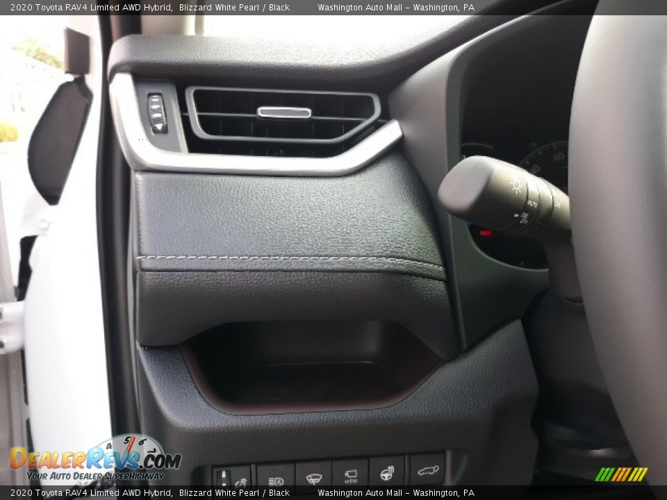 2020 Toyota RAV4 Limited AWD Hybrid Blizzard White Pearl / Black Photo #11
