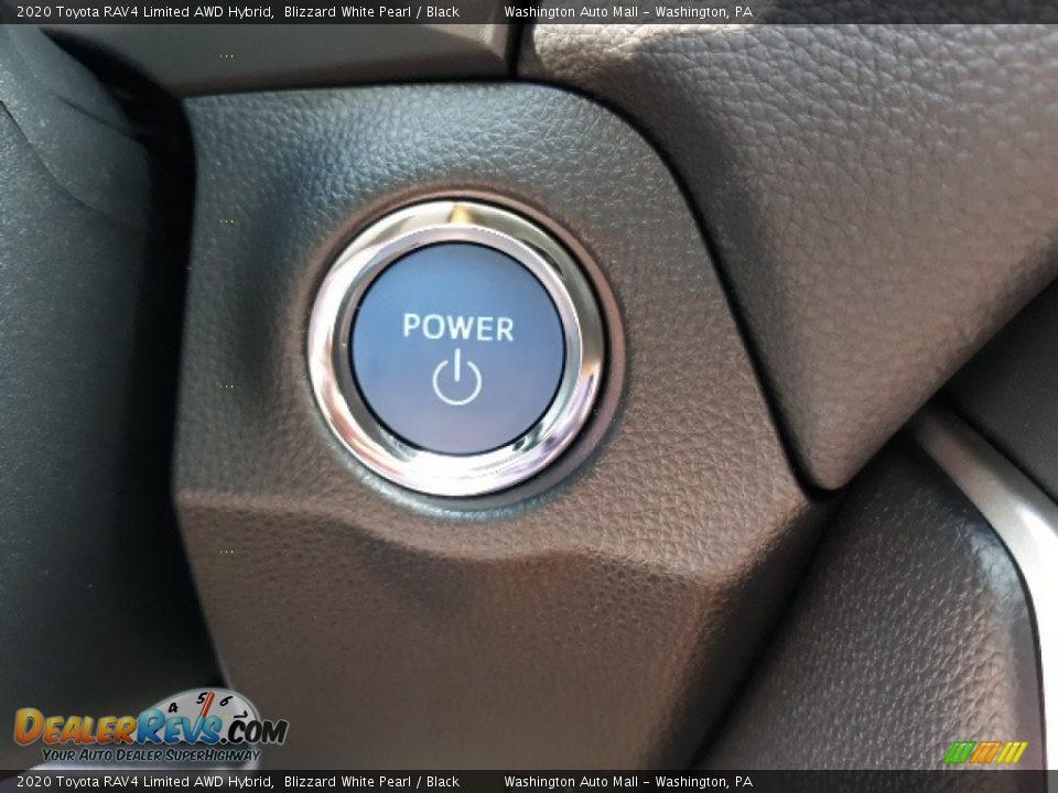2020 Toyota RAV4 Limited AWD Hybrid Blizzard White Pearl / Black Photo #12