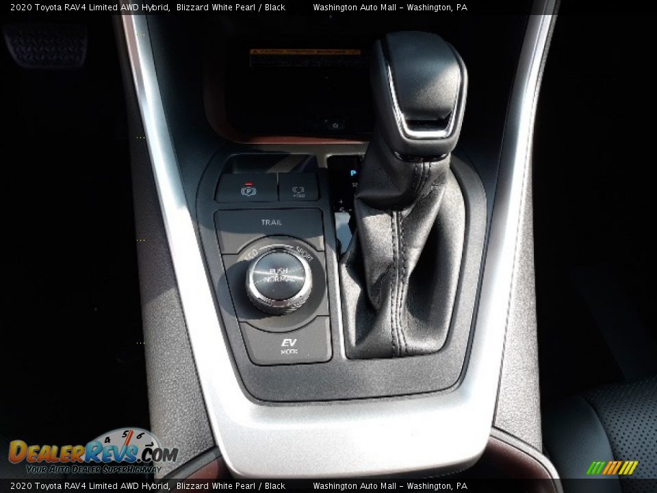 2020 Toyota RAV4 Limited AWD Hybrid Blizzard White Pearl / Black Photo #14