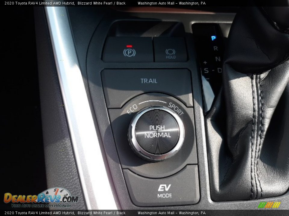 2020 Toyota RAV4 Limited AWD Hybrid Blizzard White Pearl / Black Photo #15