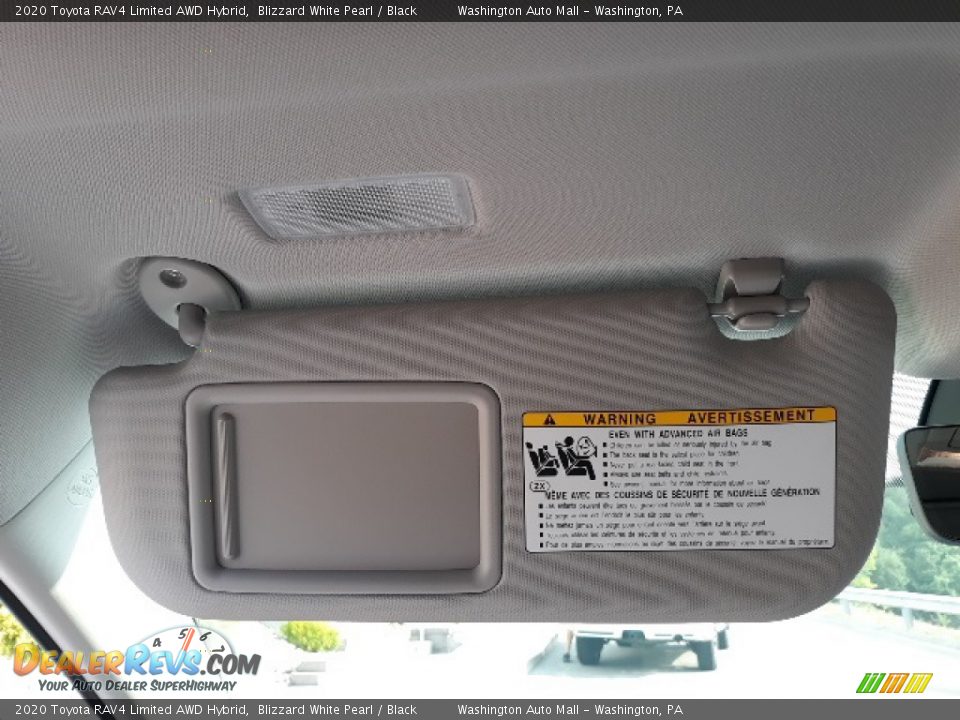 2020 Toyota RAV4 Limited AWD Hybrid Blizzard White Pearl / Black Photo #17