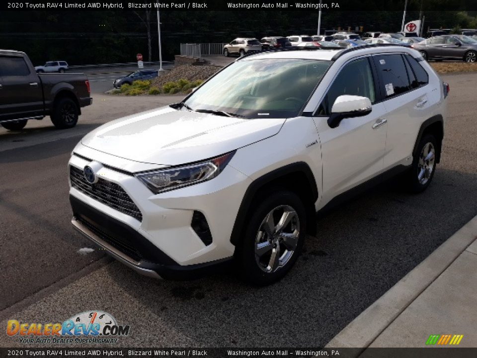 2020 Toyota RAV4 Limited AWD Hybrid Blizzard White Pearl / Black Photo #20