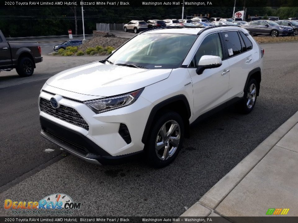 2020 Toyota RAV4 Limited AWD Hybrid Blizzard White Pearl / Black Photo #21
