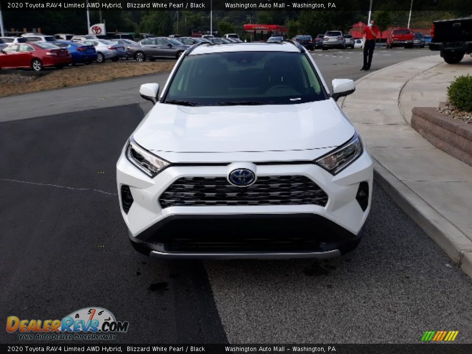 2020 Toyota RAV4 Limited AWD Hybrid Blizzard White Pearl / Black Photo #22