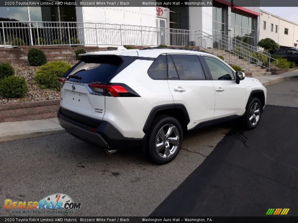 2020 Toyota RAV4 Limited AWD Hybrid Blizzard White Pearl / Black Photo #25