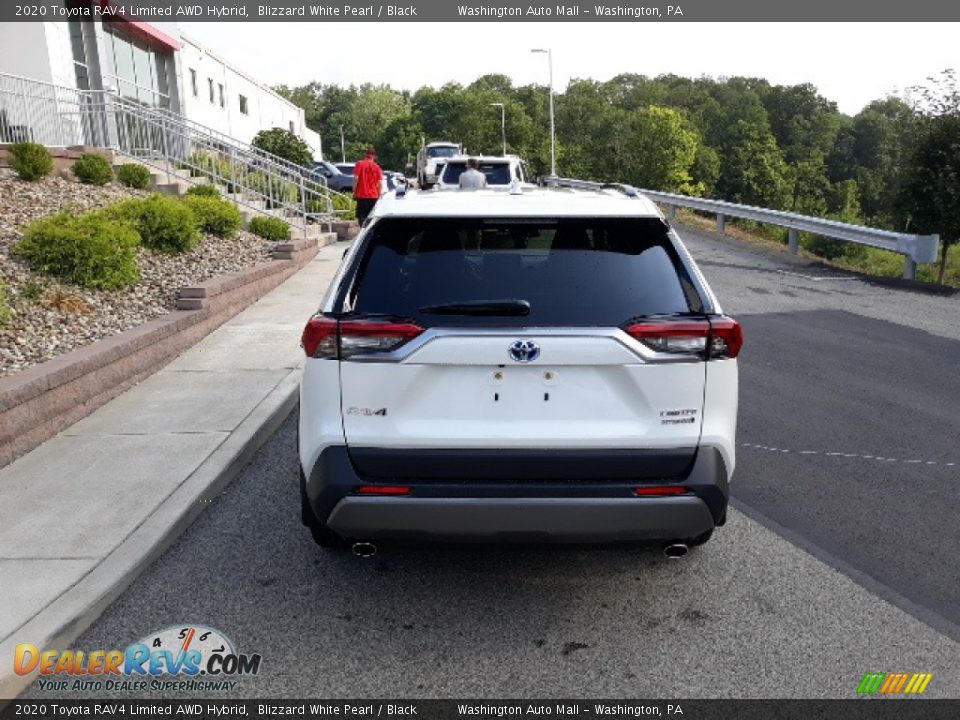 2020 Toyota RAV4 Limited AWD Hybrid Blizzard White Pearl / Black Photo #26