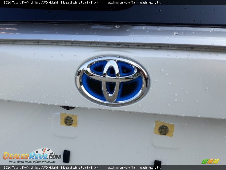 2020 Toyota RAV4 Limited AWD Hybrid Blizzard White Pearl / Black Photo #28
