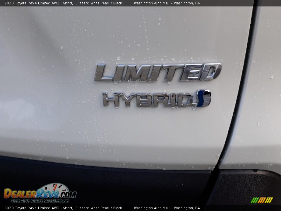 2020 Toyota RAV4 Limited AWD Hybrid Blizzard White Pearl / Black Photo #29