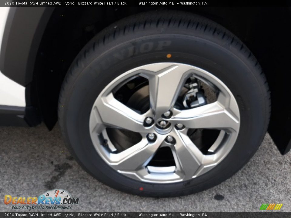 2020 Toyota RAV4 Limited AWD Hybrid Blizzard White Pearl / Black Photo #30