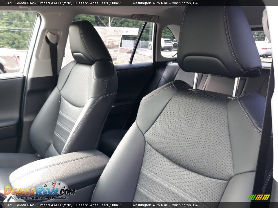 2020 Toyota RAV4 Limited AWD Hybrid Blizzard White Pearl / Black Photo #32