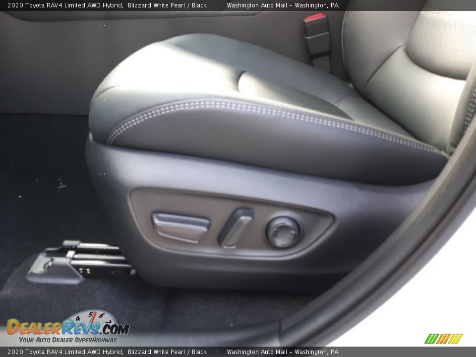 2020 Toyota RAV4 Limited AWD Hybrid Blizzard White Pearl / Black Photo #33