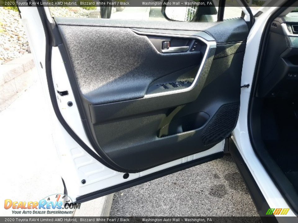 2020 Toyota RAV4 Limited AWD Hybrid Blizzard White Pearl / Black Photo #34