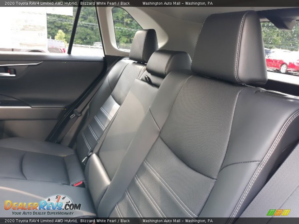 2020 Toyota RAV4 Limited AWD Hybrid Blizzard White Pearl / Black Photo #36