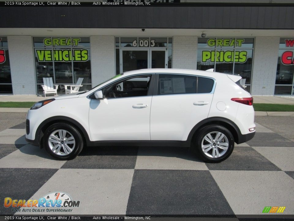2019 Kia Sportage LX Clear White / Black Photo #1