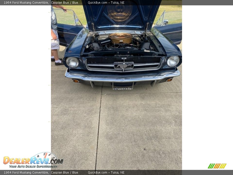 1964 Ford Mustang Convertible Caspian Blue / Blue Photo #2