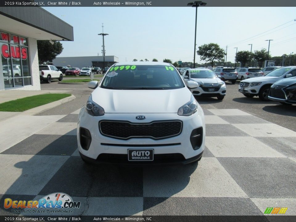 2019 Kia Sportage LX Clear White / Black Photo #2