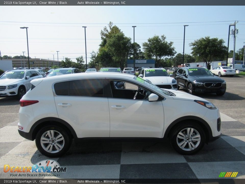 2019 Kia Sportage LX Clear White / Black Photo #3