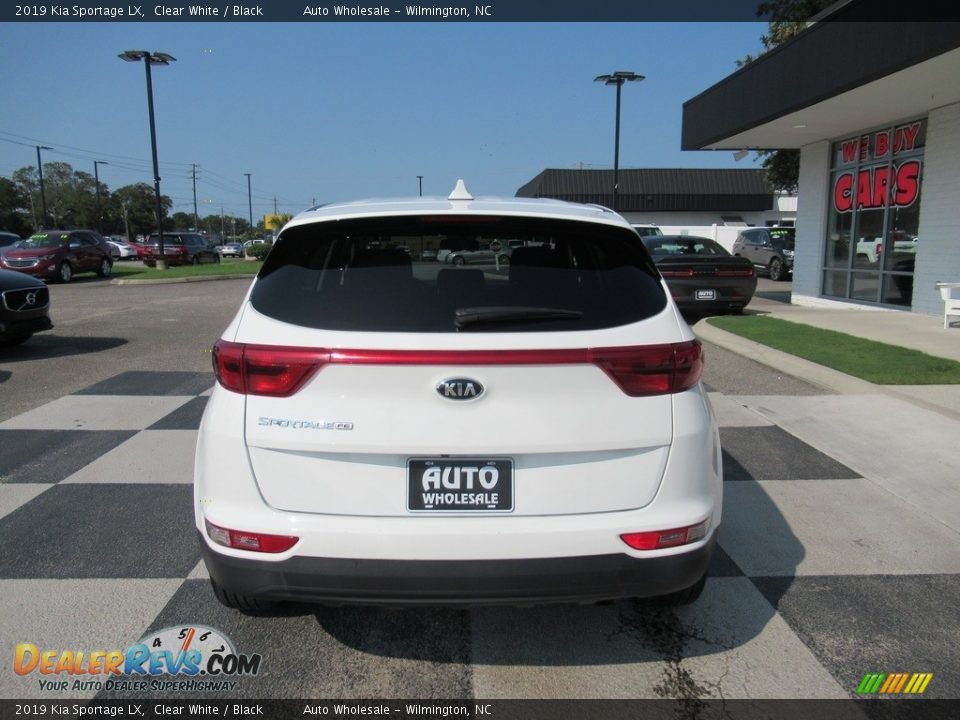 2019 Kia Sportage LX Clear White / Black Photo #4