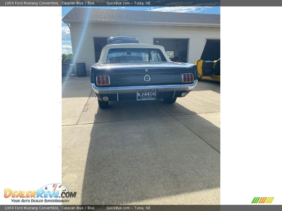 1964 Ford Mustang Convertible Caspian Blue / Blue Photo #4