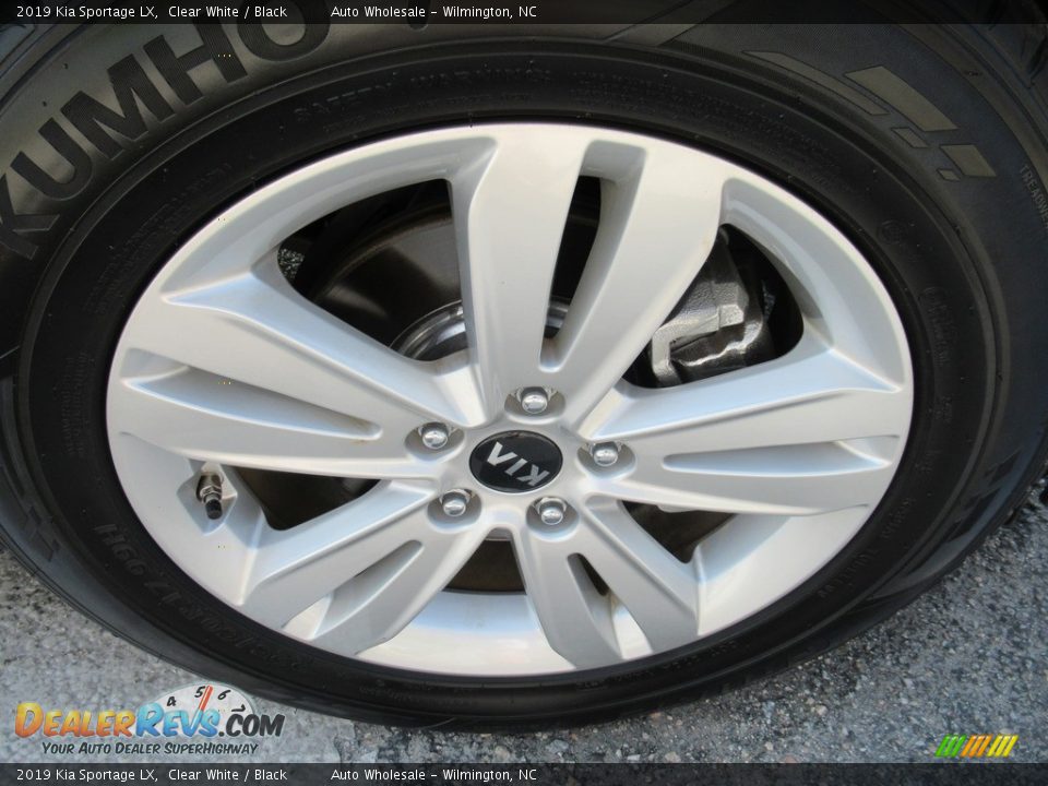 2019 Kia Sportage LX Clear White / Black Photo #7