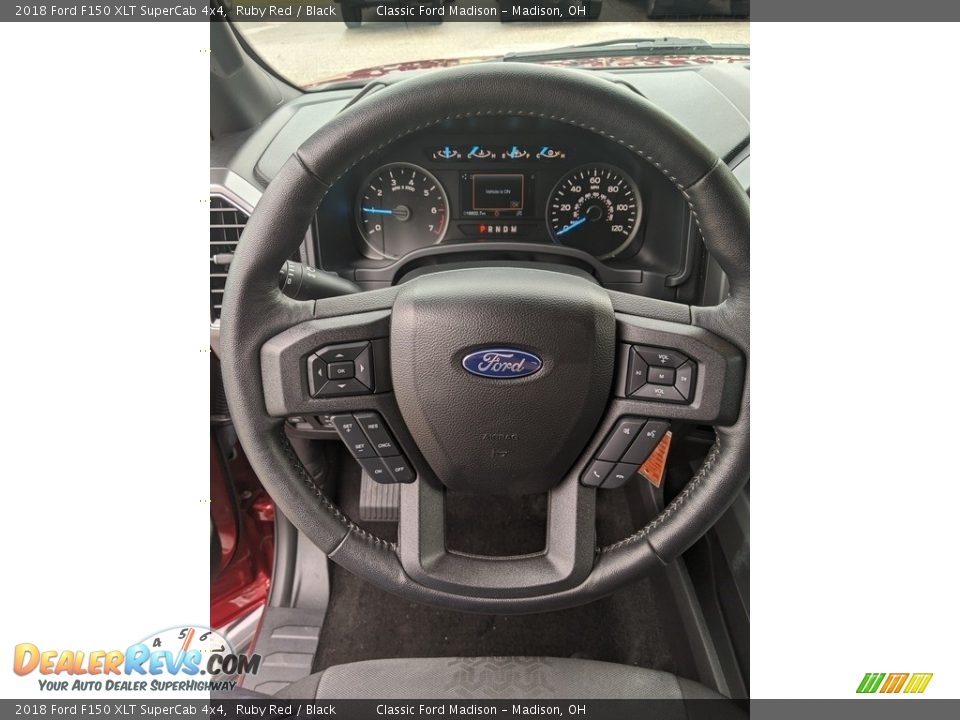2018 Ford F150 XLT SuperCab 4x4 Ruby Red / Black Photo #9