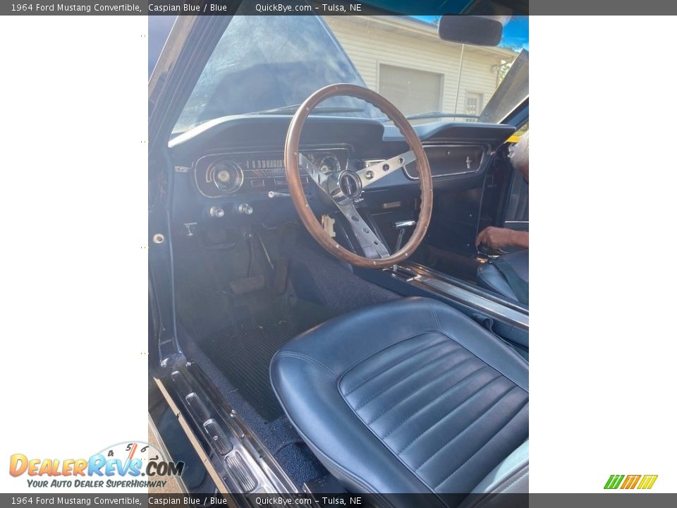 Blue Interior - 1964 Ford Mustang Convertible Photo #9