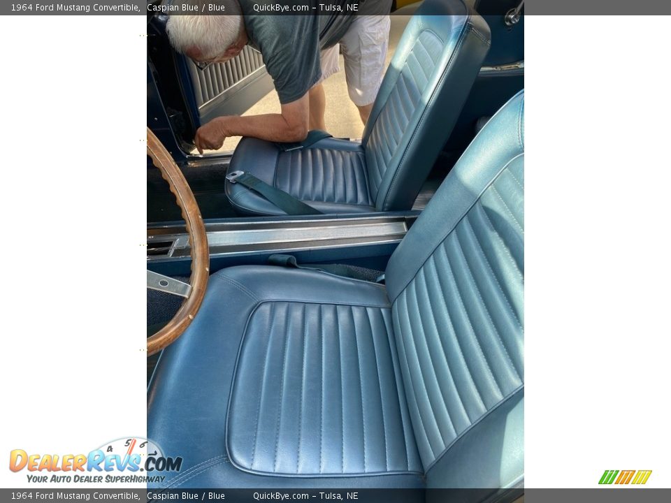Front Seat of 1964 Ford Mustang Convertible Photo #10