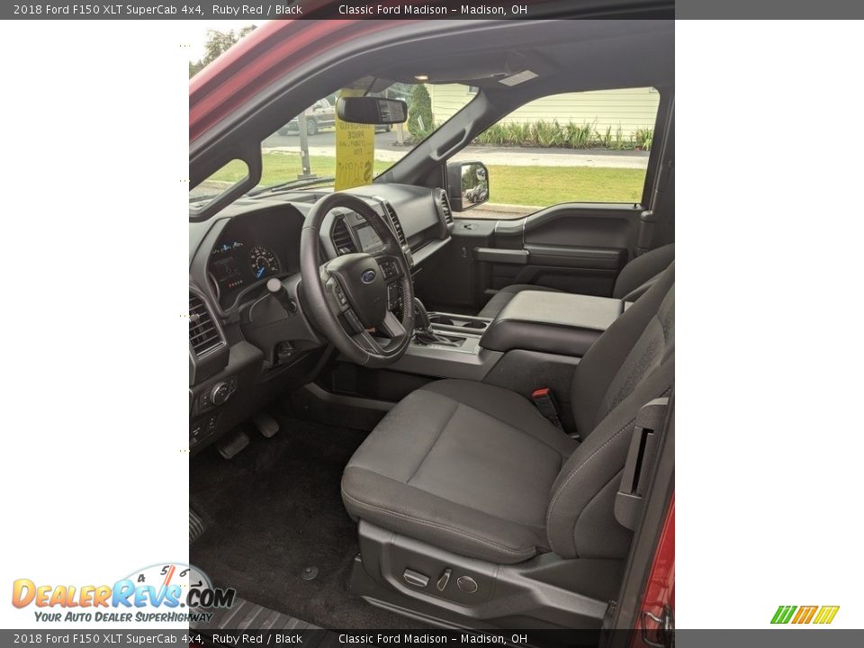 2018 Ford F150 XLT SuperCab 4x4 Ruby Red / Black Photo #11