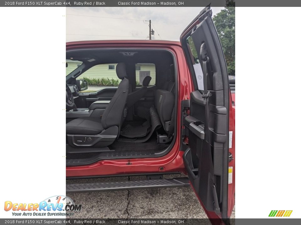 2018 Ford F150 XLT SuperCab 4x4 Ruby Red / Black Photo #13