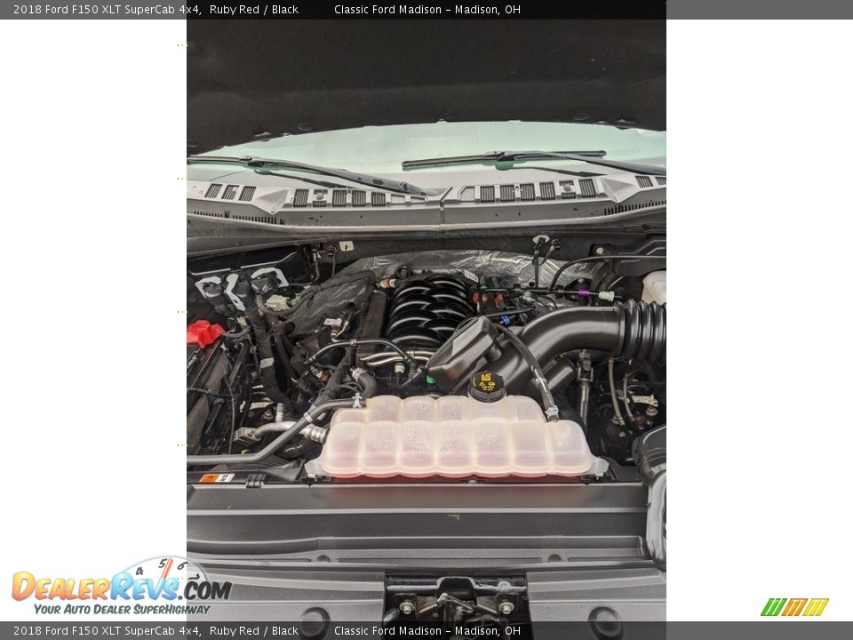 2018 Ford F150 XLT SuperCab 4x4 Ruby Red / Black Photo #15