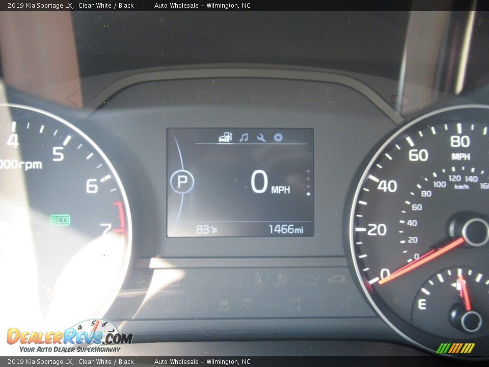 2019 Kia Sportage LX Clear White / Black Photo #16